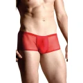 Bokserki męskie SOFTLINE COLLECTION XL 4493 - czerwone, elastyczne, z wycięciem