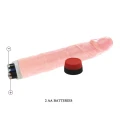 Dildo BAILE - 21 cm długości, realistyczne wibracje, wodoodporne, materiał TPR