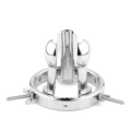 Metalowy rozpieracz analny Fetish Series — mechanizm regulacji, średnica 4/10 cm