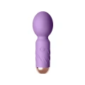 Masażer Mini - Cute Mini Wand Purple, 10 trybów wibracji, wodoodporny, silikonowy