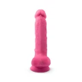 Dildo Silex Model 1, 17,5 cm, różowy, fosforyzujący, silikonowy z przyssawką