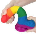 Dildo Prider 7.5'' | Platynowy silikon | Hipoalergiczny | Przyssawka