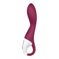 Wibrator silicone heated, Satisfyer Heated Thrill, punkt G, aplikacja, wodoszczelny