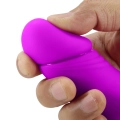 Wibrator strap-on Zanini, silikonowy, 28,3 cm, 10 trybów wibracji, wodoodporny