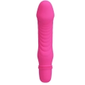 Stymulator analno-pochwowy Pretty Love Stev, silikon, 10 funkcji, wodoodporny