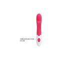 Stymulator łechtaczkowy ROMANCE - różowy, silikonowy, 30 poziomów wibracji, wodoodporny
