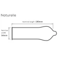 Prezerwatywy Pasante Naturelle, naturalny lateks, 54 mm szerokości, 144 szt. w opakowaniu