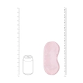 Opaska na oczy Satin - Powder Pink | satyna, elastyczna, miękka konstrukcja