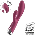 Wibrator-królik Satisfyer Spinning Rabbit 1, silikon, wodoodporny, 12 programów wibracji
