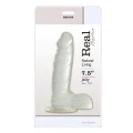 Dildo REAL RAPTURE 7.5" - PVC, elastyczny, realistyczne żyłki