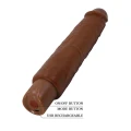 Dildo Pretty Love Soren, 25,2 cm, 10 trybów wibracji, realistyczny brązowy