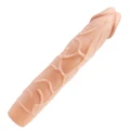 Dildo BAILE BOB 22,5 cm, wibrator realistyczny, żyłkowany, łatwa baza do obrotu