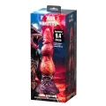 Dildo Power Monsters Savage Beastlord 24 cm, pofalowany silikon, wodoodporny