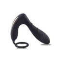 Stymulator prostaty z pierścieniem erekcyjnym, pilot bezprzewodowy, ergonomiczny design