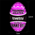 Masturbator męski Giant Egg Ripples - TPE, długość 13 cm, elastyczny rękaw