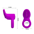 Pierścień na penisa PRETTY LOVE - COBRA, silikon, wibracje, stymulujący, 7,4 cm