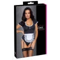 Body kelnerki COTTELLI LINGERIE z regulowanymi szelkami i eleganckim fartuszkiem