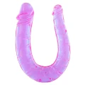 Dildo podwójne, Twinhead, wodoodporne, elastyczne, 34cm, Phthalate Free PVC