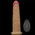Dildo Lovetoy 8 cali, wibrujący, podwójnie warstwowy silikon, wodoodporny