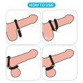 Pierścień silikonowy AnyFit Pro – regulowany, podwójna pętla, medyczny silikon, 18 cm