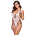 Body COTTELLI LINGERIE – ombré koronka, wiązania boczne, wysokie wycięcia