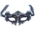 Maska wenecka - Love Mask - Elastyczna, haftowana, 100% poliester