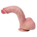 Dildo silikonowe Hyper Realistic – 21 cm całkowite, 15 cm użytkowe, średnica 4 cm