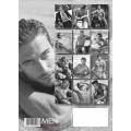 Kalendarz ścienny Pin-up Men 2027 – 12 czarno-białych zdjęć, format 297 × 420 mm