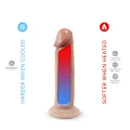 Dildo SILEXD Premium Real Skin 2 | 100% silikon, 17,2 cm długości, wodoodporny