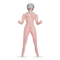 Lalka dmuchana Crushious Marta, 155cm, 3 punkty penetracji, blondynka