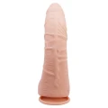 Dildo zakrzywione cyberskóra, BAILE BW-008037NR, realistyczne, materiał TPR