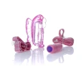 Stymulator łechtaczkowy Butterfly Pink, wibracyjny, wodoodporny, regulowane paski