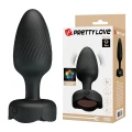 Korek analny PRETTY LOVE Varian - 10 wibracji, silikonowy, wodoodporny, LED