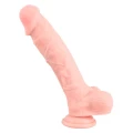 Dildo silikonowe medyczne 24 cm, średnica 3,7-4,9 cm, realistyczny wygląd i dotyk