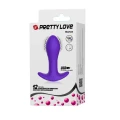 Korek analny PRETTY LOVE MORTON, 12 funkcji, silikon medyczny, 10,4 cm
