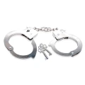Kajdanki metalowe – FFS Beginner's, regulowane, pasek bezpieczeństwa, 2 klucze