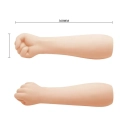 Dildo PRETTY LOVE - Big Fist 14'' - wodoodporny, realistyczny, TPR 1002S cielisty