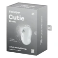 Wibrator do łechtaczki Satisfyer Cutie Ghost, silikon, 11 intensywności, IPX7