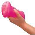 Masturbator - Wibracyjny, Różowy, Elastyczny, PVC, Długość 17,5 cm
