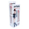 Dildo SATURN-LOVECLONEX 21 cm, CyberSkin®, wibracje, regulacja obrotów