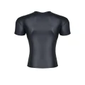 T-shirt męski REGNES FETISH PLANET, wetlook, elastyczny, dekolt w serek