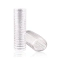 Rękaw do penisa M FOR MEN, przejrzysty TPE, żebrowany, otwarte końce