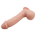 Dildo BAILE BW-008040NR 8,7'' z przyssawką, wodoodporny, realistyczny TPR