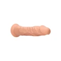 Dildo realistyczne Skin TPE, 25 cm długości, przyssawka, detaliczne żyłki