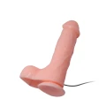 Dildo BAILE Barbara, materiał ABS TPR, wibracja, przyssawka, realistyczny kształt
