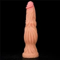 Dildo Love Toy, silikon płynny, 24.5 cm długości, 6.3 cm średnicy, wibrujący