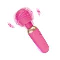 Masażer Wielofunkcyjny Little Fairy Wand Pink, 10 trybów wibracji, silikon medyczny