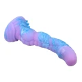 Dildo - Power Monsters Alien, 20,5 cm, pofalowana tekstura, silikon medyczny