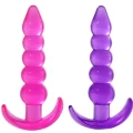 Korek analny Lovesecret Sensual T-Plug 05, 12 cm, elastyczny TPE, fioletowy