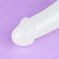 Dildo Lumino Play, 10.5'', TPE, świecący w ciemności, strapless